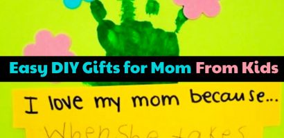 Easy DIY Gifts For Mom From Kids