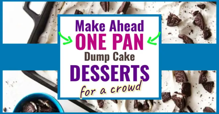 Dump And Bake Cake Recipes-15 Easy 3-Ingredient Desserts For a Potluck Party Crowd