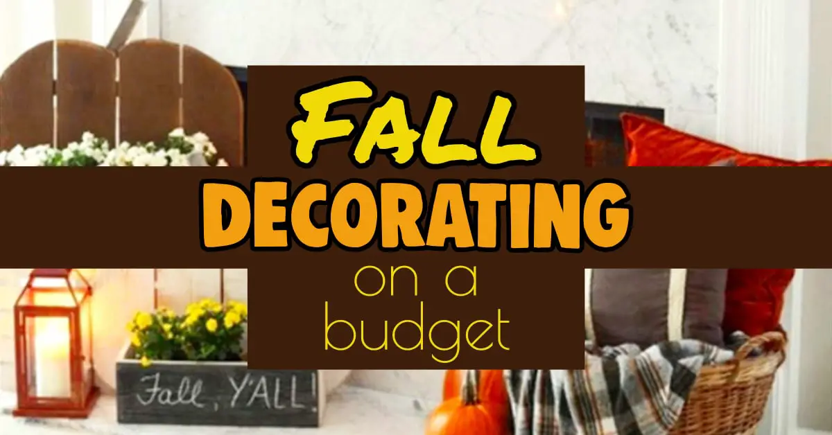 Fall Decor ideas - Decorating For Fall On a Budget - Inexpensive & Unique Fall Decor ideas to make your house Hobby Lobby Fall ready