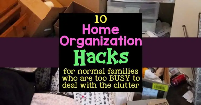 10 Clever Home Organization Hacks for Normal BUSY Families