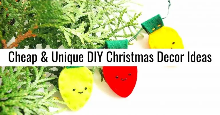 Unusual Christmas Decorations To Make This Year-Pictures & Tutorials