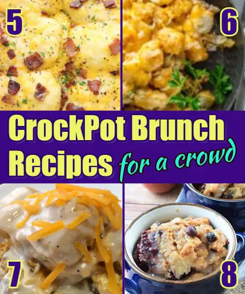 crockpot breakfast ideas and brunch recipes for a crowd