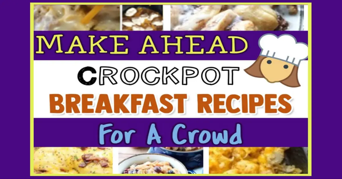 Overnight crockpot breakfast recipes and breakfast ideas for a crowd
