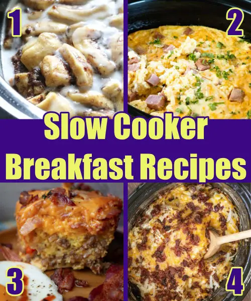 slow cooker breakfast recipes - crockpot brunch recipes for a crowd