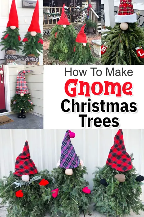 Gnome Christmas Tree Ideas-How To Make Outdoor Gnome Trees 2023