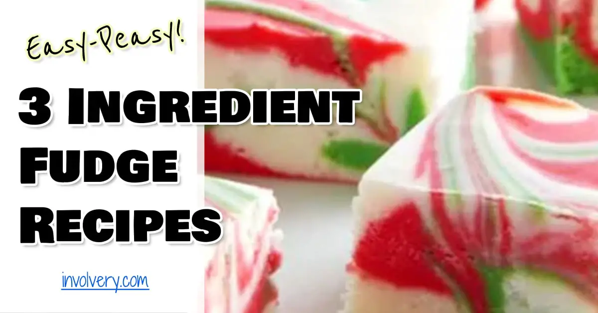 3 ingredient fudge - best easy 3 ingredient fudge recipes