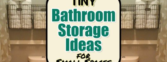 Bathroom Storage Ideas – Let’s Create More Space In Your Small Bathroom
