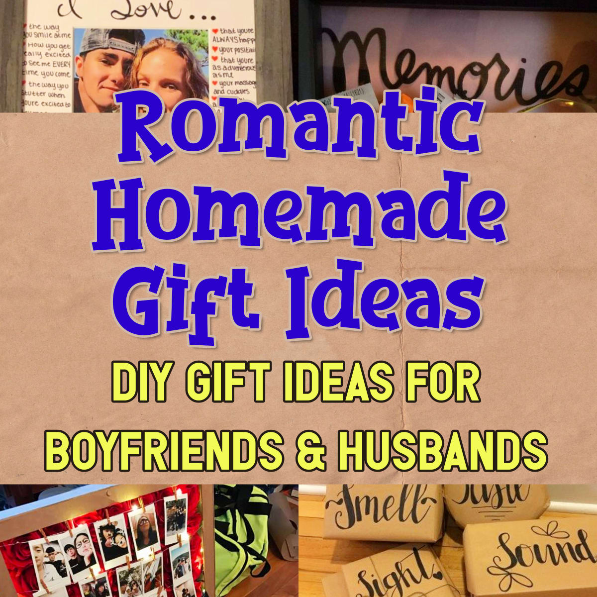Romantic Homemade Gift Ideas For Boyfriends