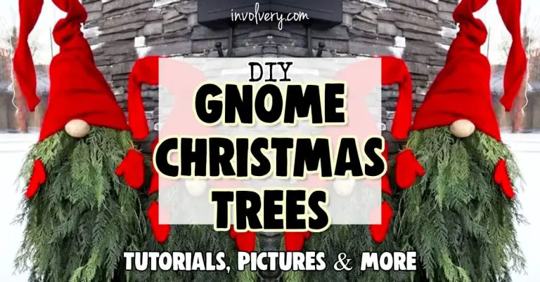 Gnome Christmas Tree Ideas-How To Make Outdoor Gnome Trees