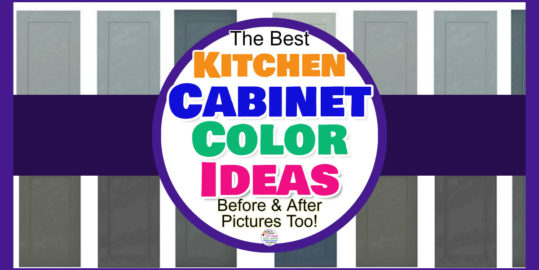 Painted Kitchen Cabinets Before and After Pictures & Popular Paint Color Trends  - ready for a kitchen makeover by painting your kitchen cabinets? Look at these before and after pictures and paint color ideas...