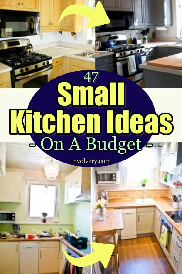 Small Kitchen Ideas on a Budget-Before & After Low Cost Simple Design ...