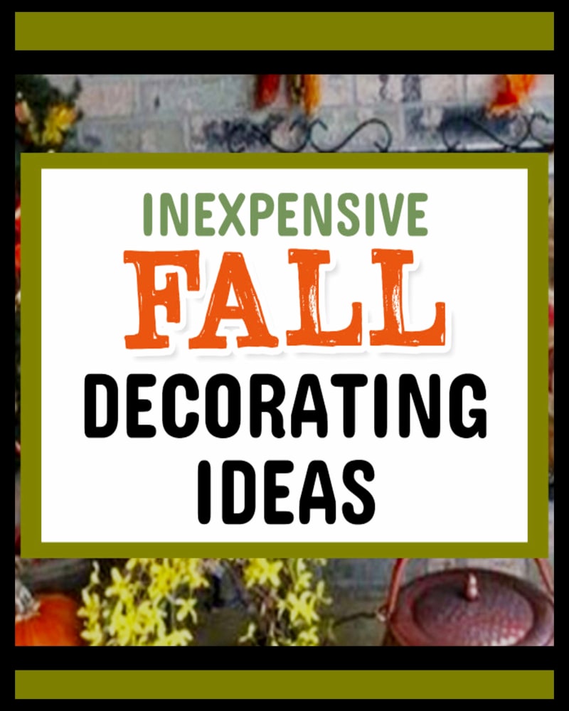 Hobby Lobby Fall decor ideas - Inexpensive Fall Decorating Ideas in Hobby Lobby Style