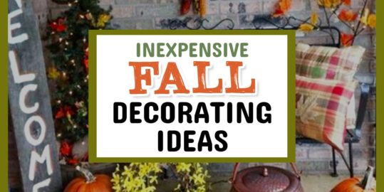 Inexpensive Fall Decorating Ideas In Hobby Lobby Style  -super unique fall decorating ideas on a LOW budget in classy Hobby Lobby Style...