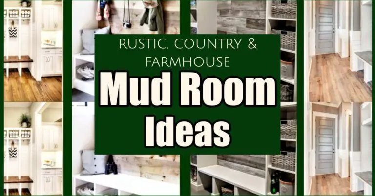 Rustic Mudroom Ideas For a Modern Farmhouse Mud Room Entryway or Drop Zone