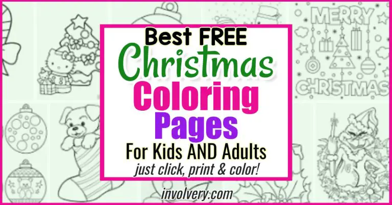 Christmas Coloring Pages-FREE Printables for Kids & Adults