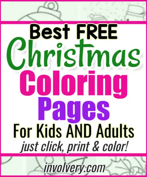 Free Christmas Coloring Pages For Toddlers to Adults. From cute and easy to detailed and full size, there are free printable pdf Christmas coloring pages and coloring sheets in ALL styles and themes.