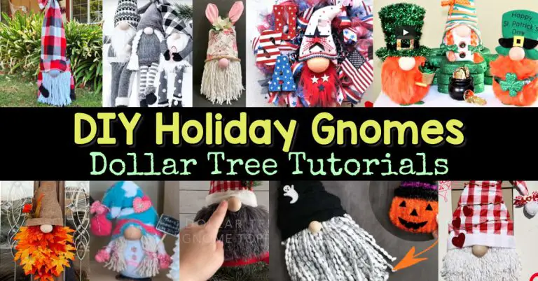 How To Make Gnomes-Dollar Tree Tutorials & Pictures