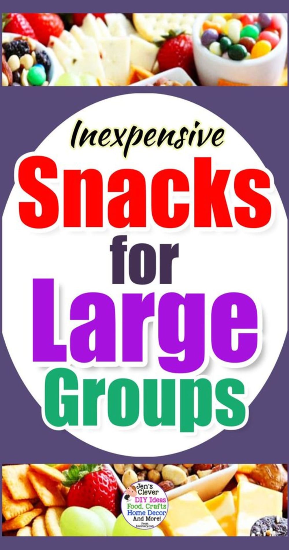 Cheap Party Snacks and Party Food For Large Groups Or a Potluck At Work