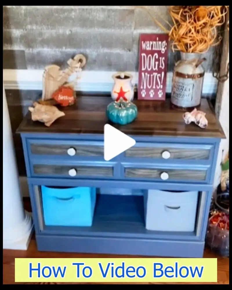 Do it yourself DIY dresser makeover ideas for old dressers without drawers