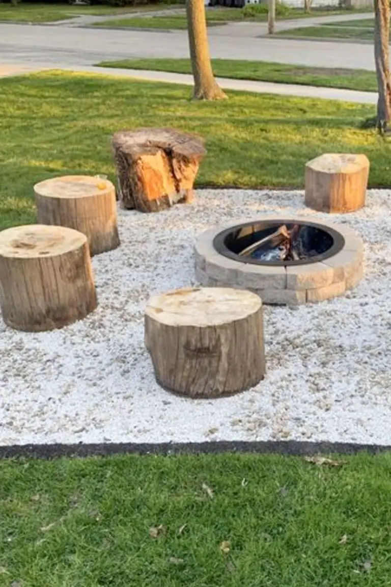 Fire Pit Ideas And Seating Inspo For Your Backyard Oasis (on any budget!)