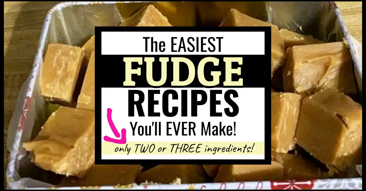 Microwave Fudge Variations with only 2 or 3 Ingredients