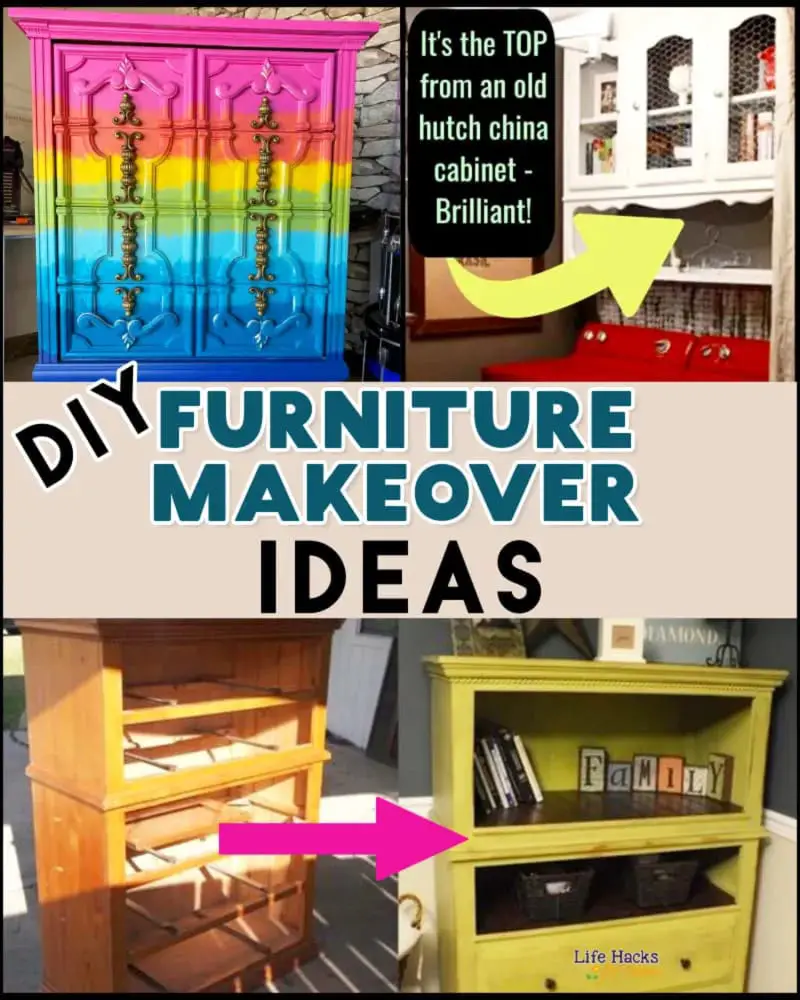 upcycled furniture before and after