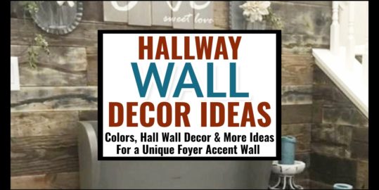 Foyer Accent Wall Ideas-Unique Hallway Wall Decor  -entry wall decor ideas for a small entry hall or narrow hallway-unusual and UNIQUE cheap DIY wall decor, colors and decorations for your home or apartment...