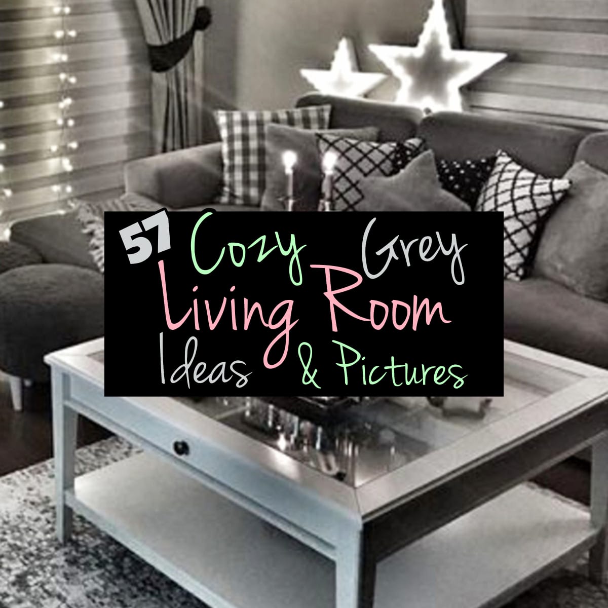 cozy grey living room ideas - pictures of small gray living rooms decorated in warm and cozy decor - grey and white living room ideas too