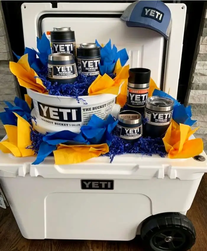 yeti cooler raffle basket