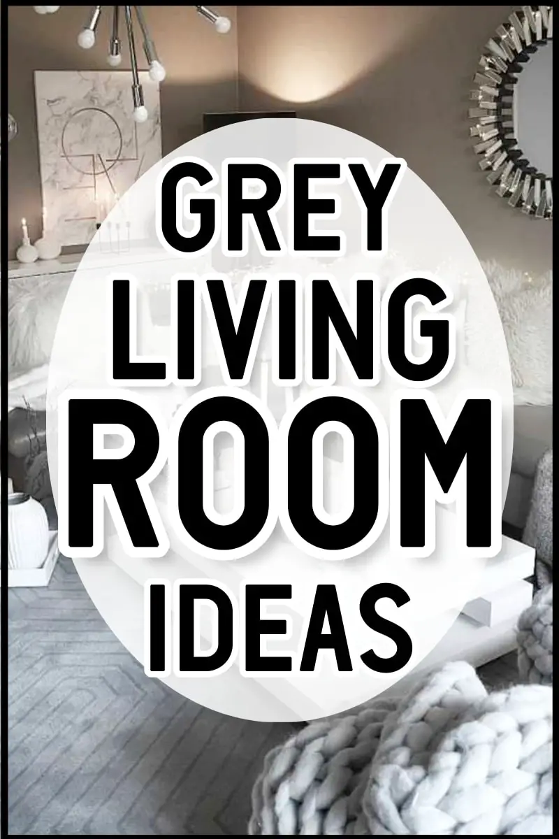 Grey Living Room Ideas and Inspo - paint colors, decor, grey and white living rooms and more for your small apartment, cottage living, small house or any small space on a budget to create a cosy grey living room