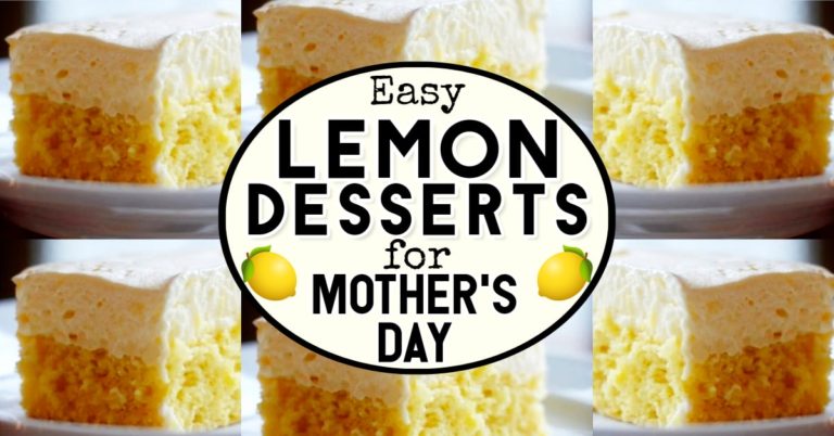 Lemon Desserts For Mother’s Day For a Crowd, Potluck or Party