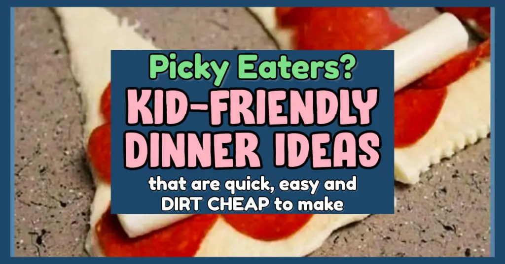 Easy Weeknight Meals For Picky EatersCheap & KidFriendly