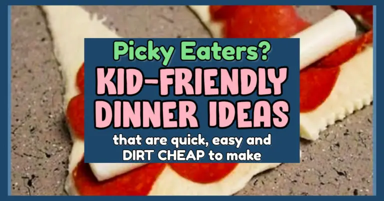 Easy Weeknight Meals For Picky Eaters-Cheap & Kid-Friendly