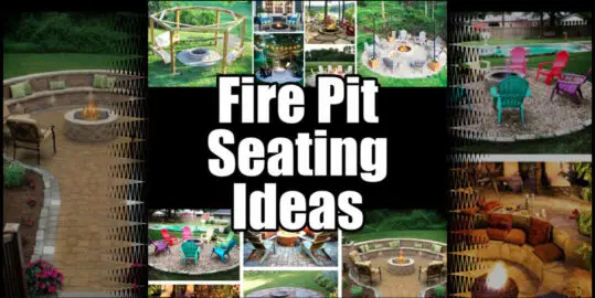 Fire Pit Seating Ideas-Outdoor DIY Homemade Backyard Designs  -homemade fire pit seating designs and simple rustic backyard fire pits with seats you're gonna LOVE...