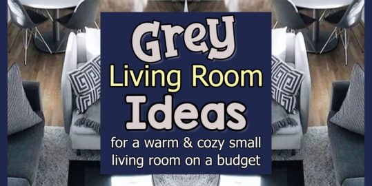 Small Grey Living Room Ideas and PICTURES For a Warm & Cozy Room on a Budget  - Cosy Grey Living Room Ideas-57 Pictures & Decorating Inspo For a Small Warm and Cozy Living Room in ANY Small Space...