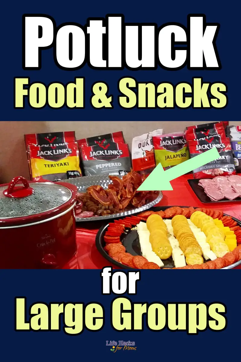 Potluck Food and Snacks For Large Groups