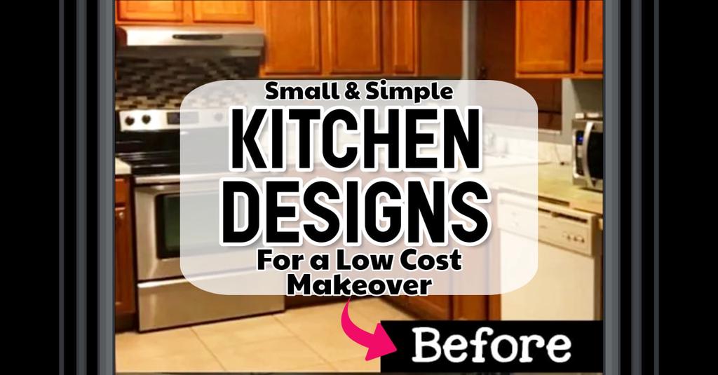 Small simple kitchen designs for a low cost simple kitchen design for middle class family homes on a budget- pictures