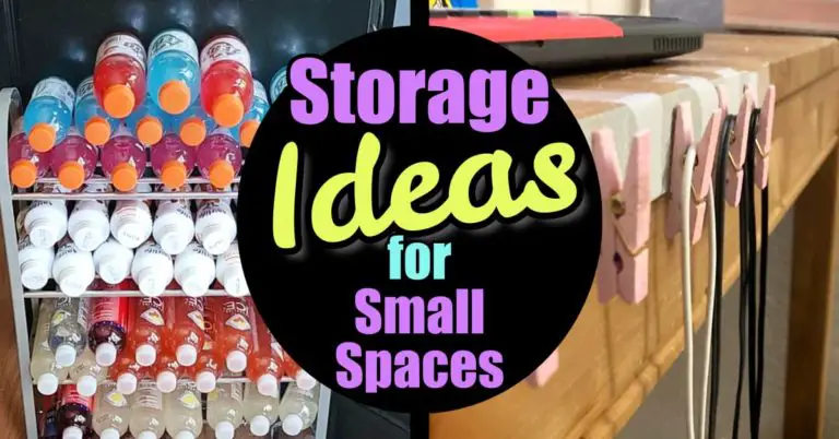 Storage Ideas For Small Spaces in Apartments & Houses With NO Storage Space