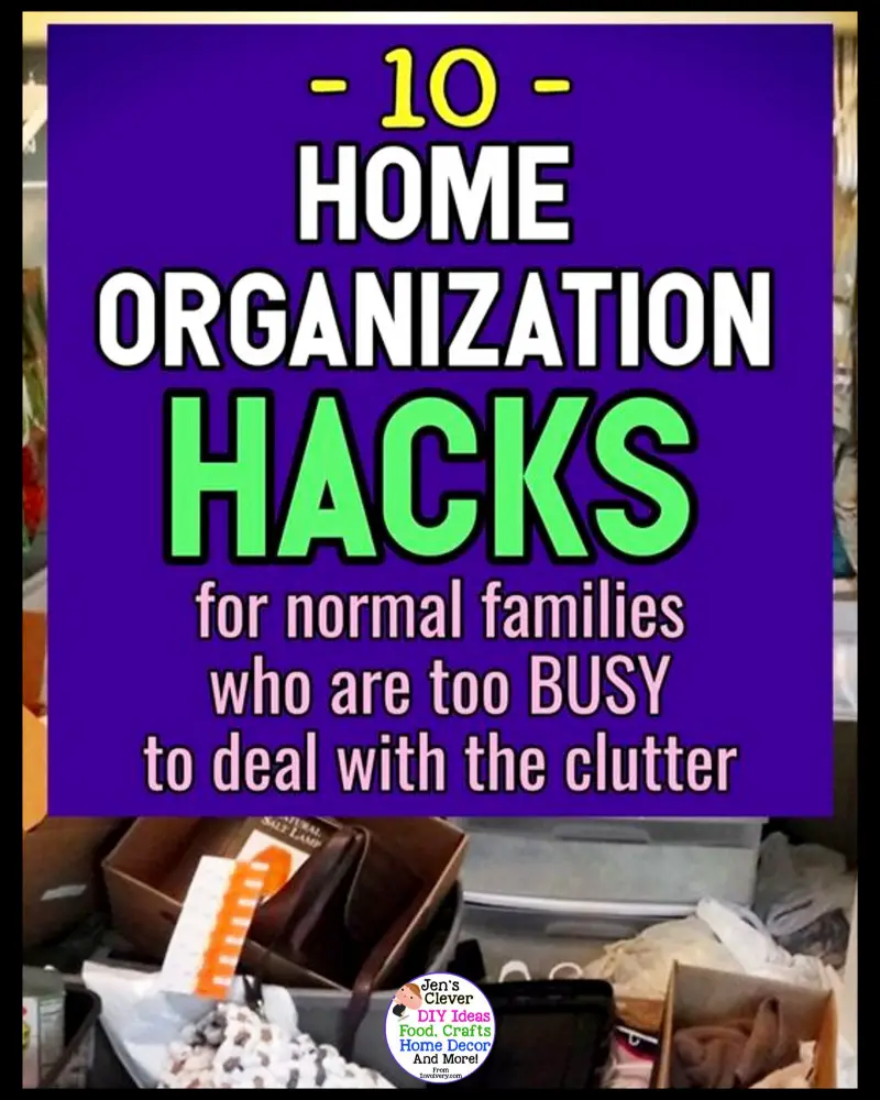 Home Organization Hacks For Busy Moms
