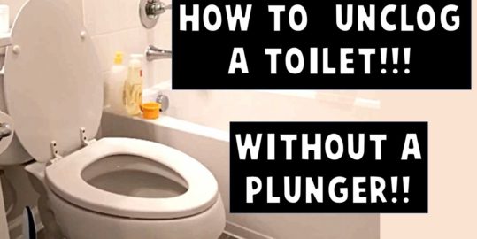 Clogged Toilet HACKS-No Plunger? This is what WORKED For Me  -clogged toilet and NO plunger to be found... here's what I tried and what FINALLY worked...