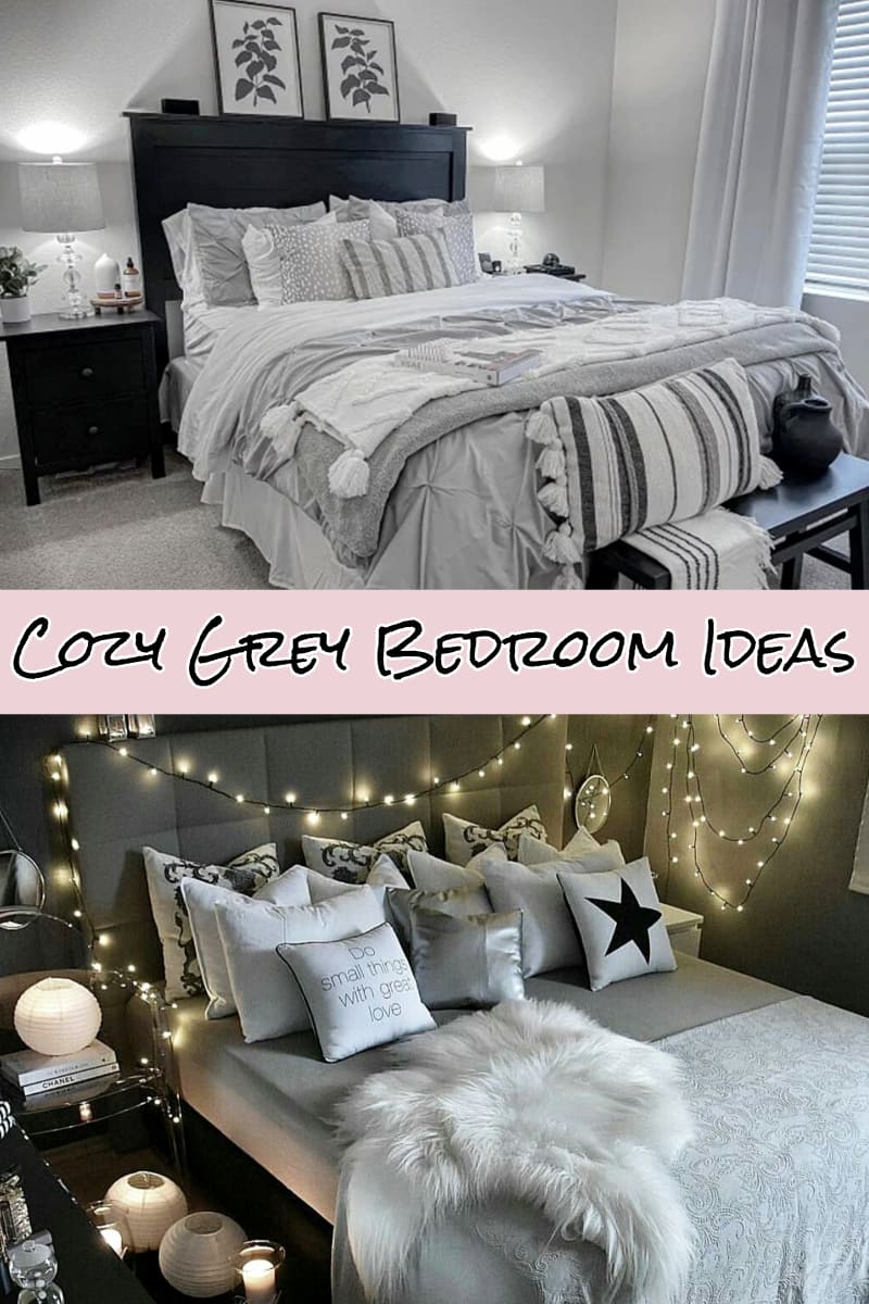 cozy grey bedroom ideas - so charming and aesthetic!