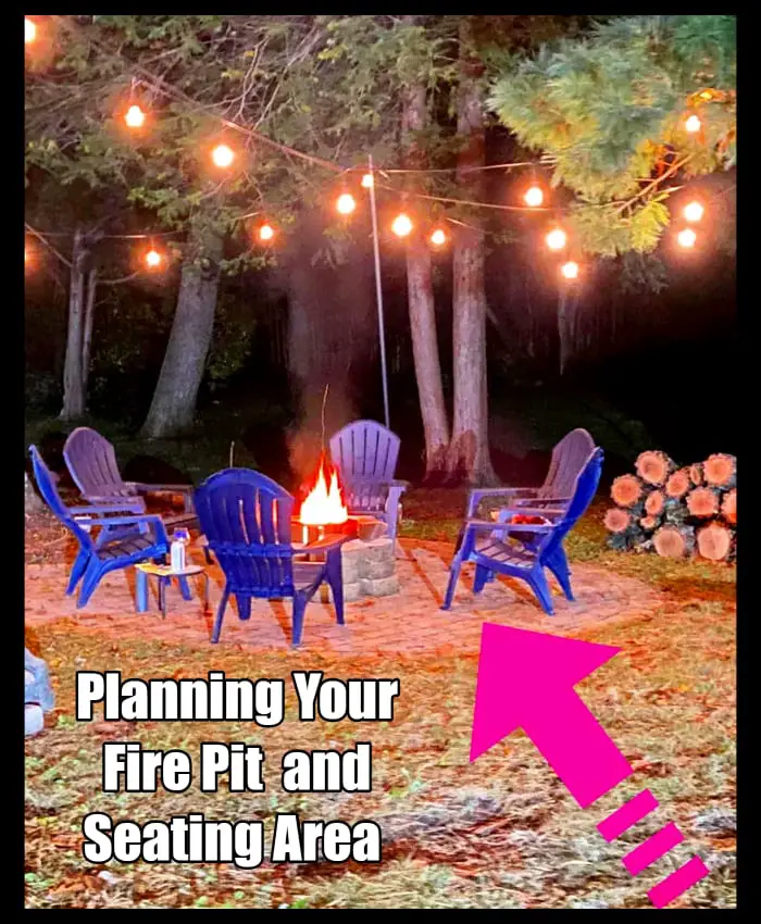 fire pit and seating area ideas for backyard
