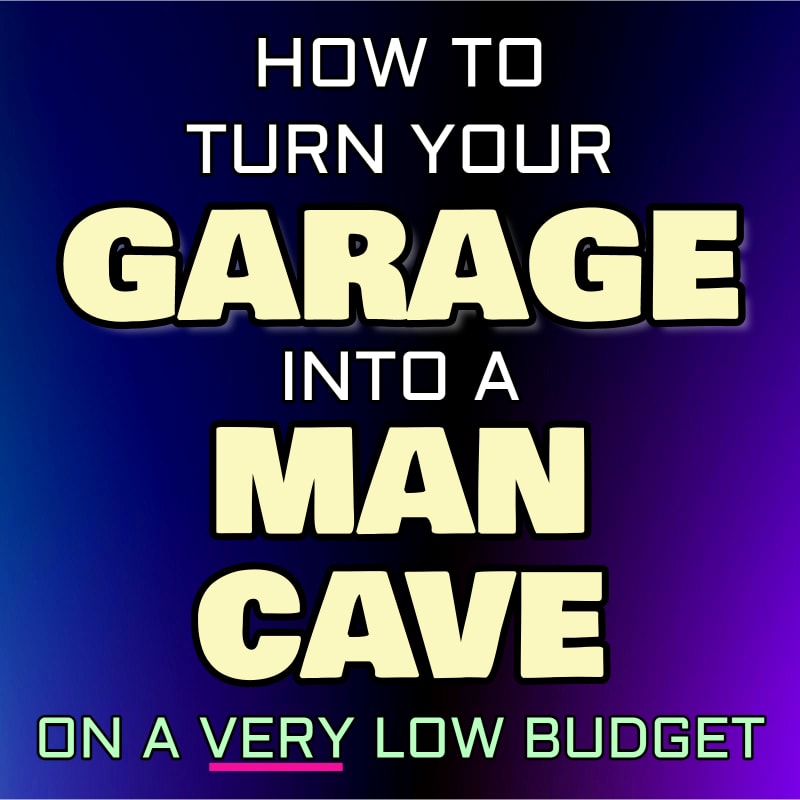 How to turn your garage into a man cave on a budget - cave bar living room garage ideas