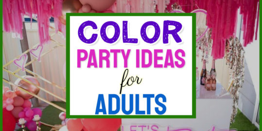 Color Party Ideas For Adults-Themes, Decorations, Colors & More  -fun, unique and classy color theme party ideas for adults-decorating ideas, snacks, outfits and grown up party planning tips...