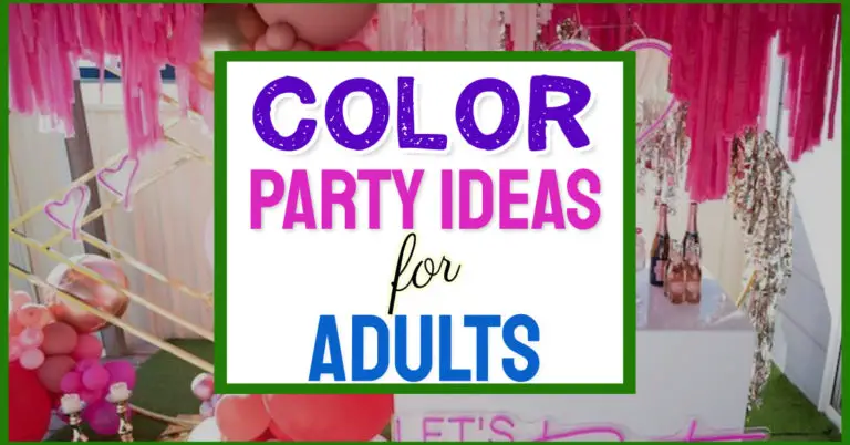 Color Party Ideas For Adults And Color-Themed DIY Decorations In Every Color