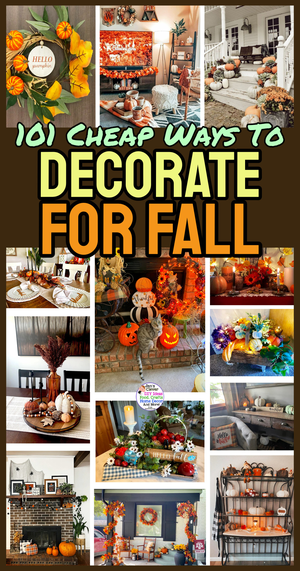 101 Cheap Ways To Decorate For Fall