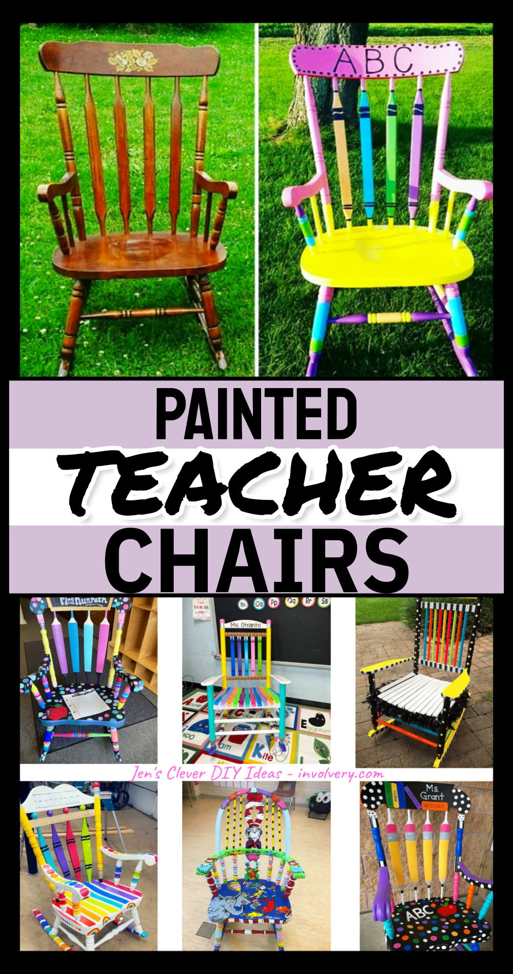 Painted Teacher Chairs