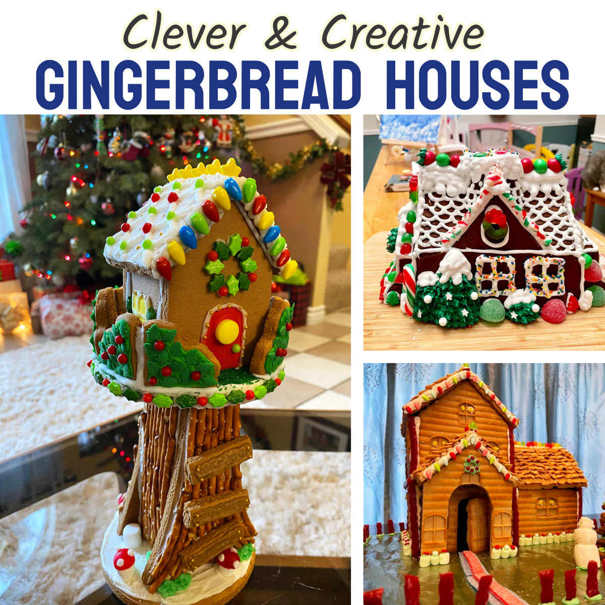 SUPER Creative Gingerbread Houses