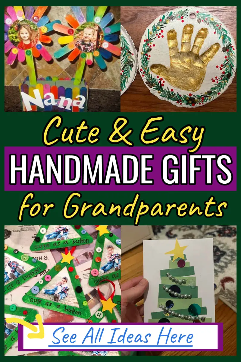 handmade gifts for grandparents kids can make