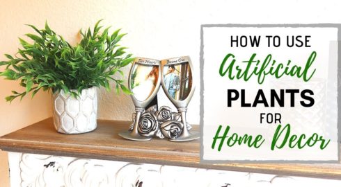 Decorating With Fake Plants WITHOUT Being Tacky-Decor Ideas and Styling Tips